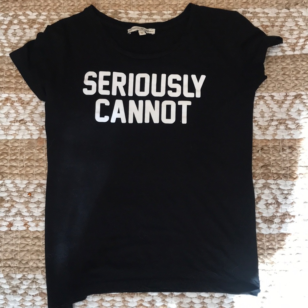 Black express T-shirt xs